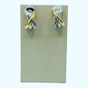 John Hardi 925/18kt Gold Bamboo Earrings